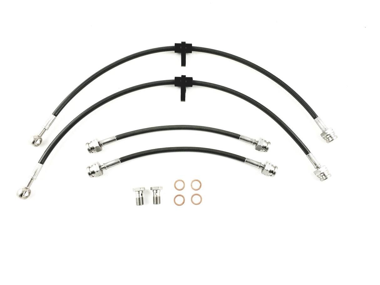 Renault Fuego 1.6 Turbo Stainless Steel Braided Brake Line Kit