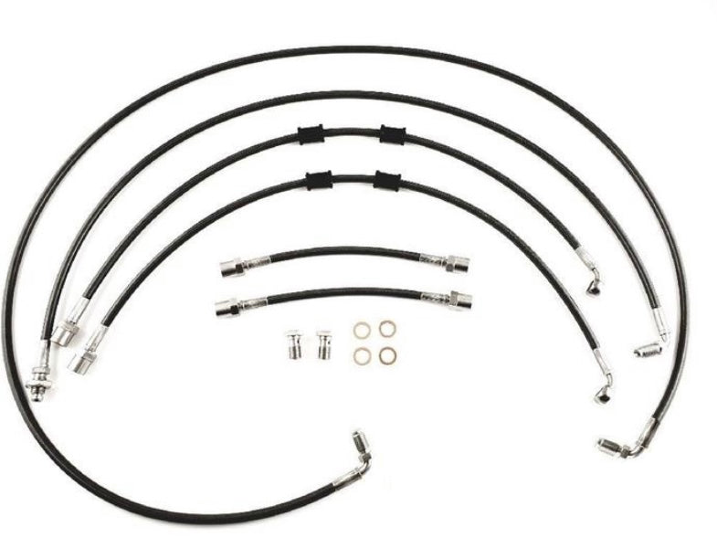 Toyota Corolla 1.3 Estate 1980-1983 Stainless Steel Braided Brake Line Kit