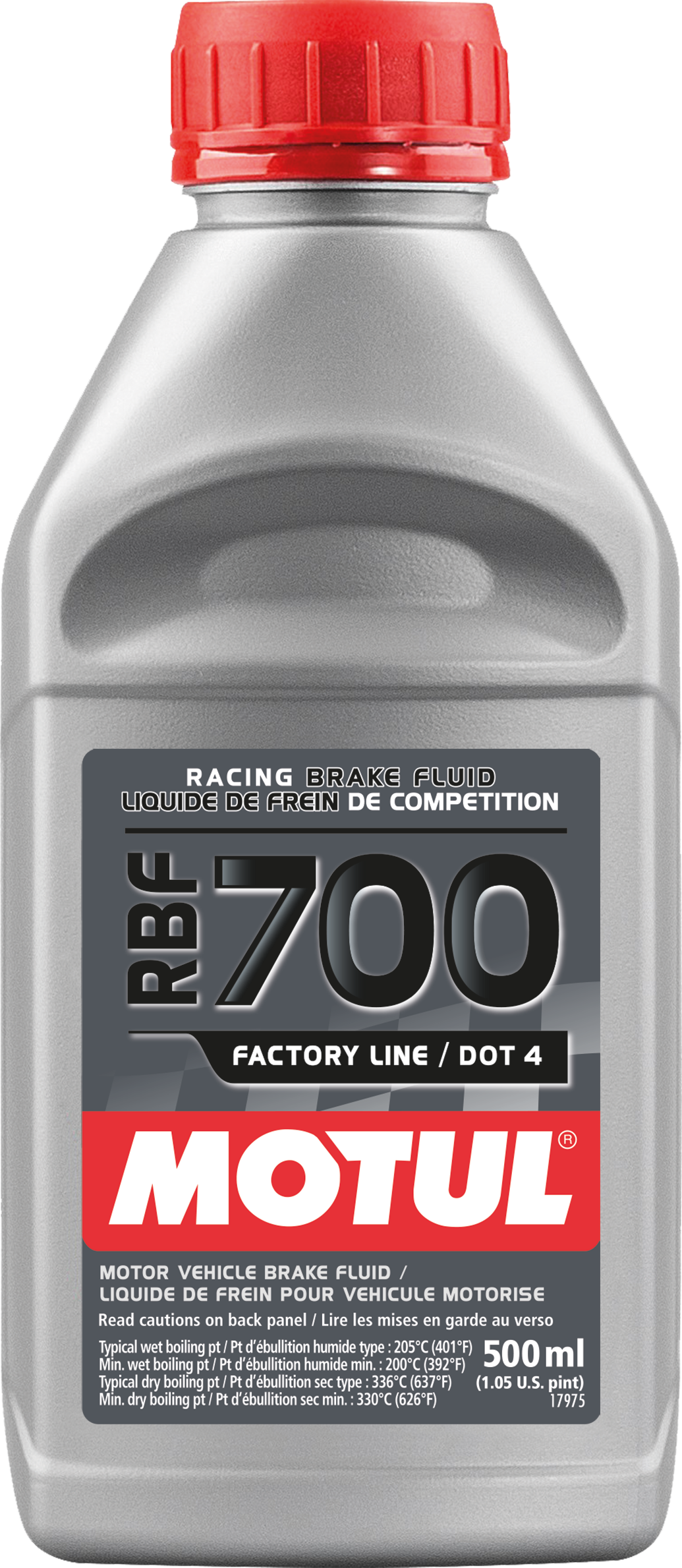 Motul RBF 700 Factory Line DOT 4 Racing Brake Fluid 500ml bottle