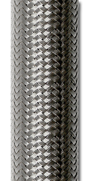 PROGold An6 Stainless Steel Braided Convoluted PTFE Hose