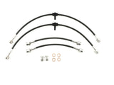 Vauxhall Corsa E (All Models With Rear Drums) - Stainless Steel Braided Brake Line Kit