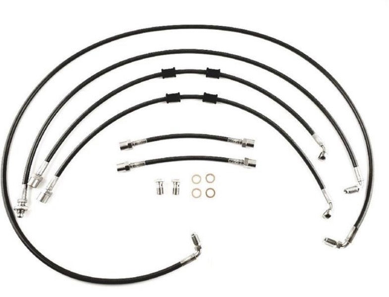 Alfa Romeo MiTo All Models (2008-) Stainless Steel Braided Brake Line Kit