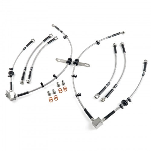 Land Rover Discovery 3, 4 All Models (2004-2017) Stainless Steel Braided Brake Line Kit