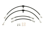 Nissan Skyline R34 2.6 GT-R Full Length Lines (Removes blocks and hardline to caliper) (1998-2001) Stainless Steel Braided Brake Line Kit